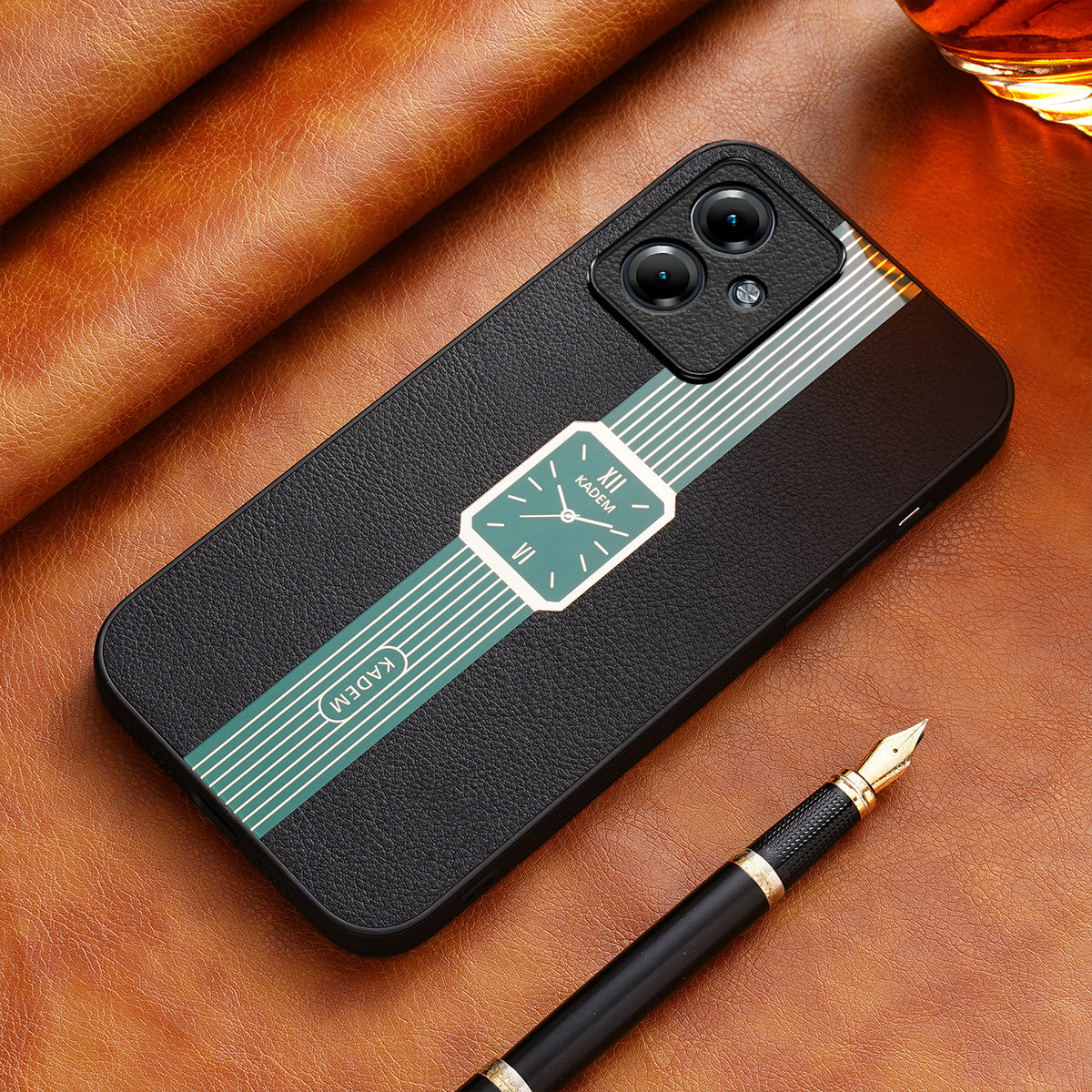 KADEM For Motorola Moto G14 4G Case Watch Pattern Anti-drop Mobile Phone Cover KADEM For Motorola Moto G14 4G Case Watch Pattern Anti-drop Mobile Phone Cover